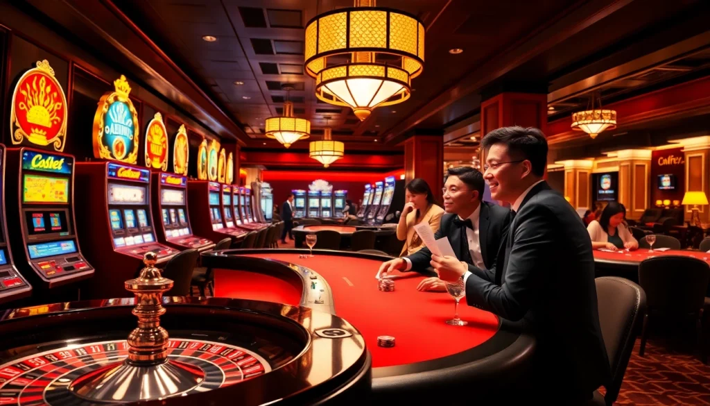 Experience the thrill at xocdia88 with vibrant casino action, featuring slot machines and roulette.