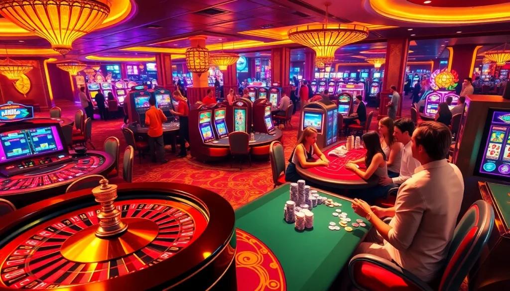 Experience the excitement of casino gaming at https://f8beta2.me/ with engaging roulette and poker players.